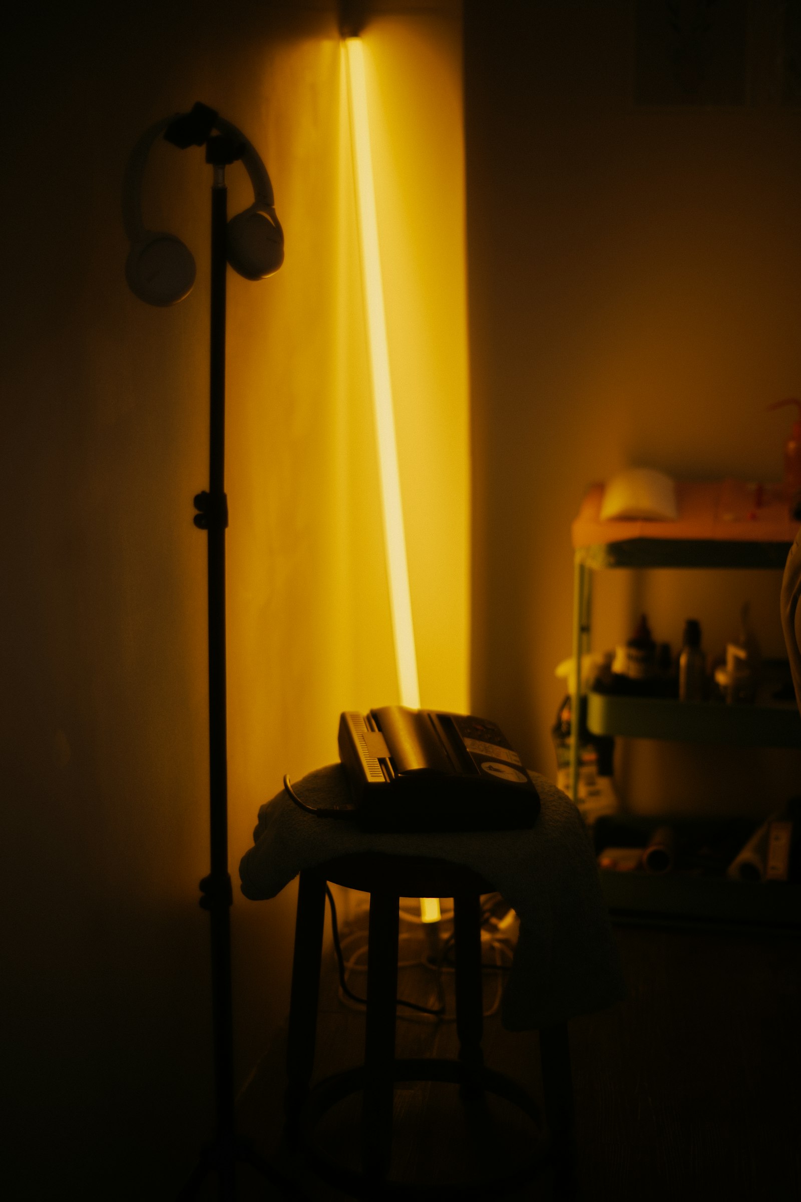 Headphones and ambient lighting for MoodyTunes featured project